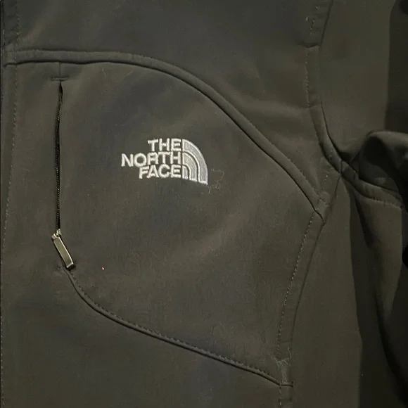 The North Face Black Performance Jacket with Fleece Material - Picture 2 of 5